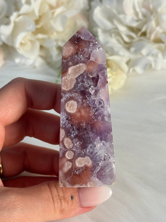 HQ Pinker Amethyst Turm OO39