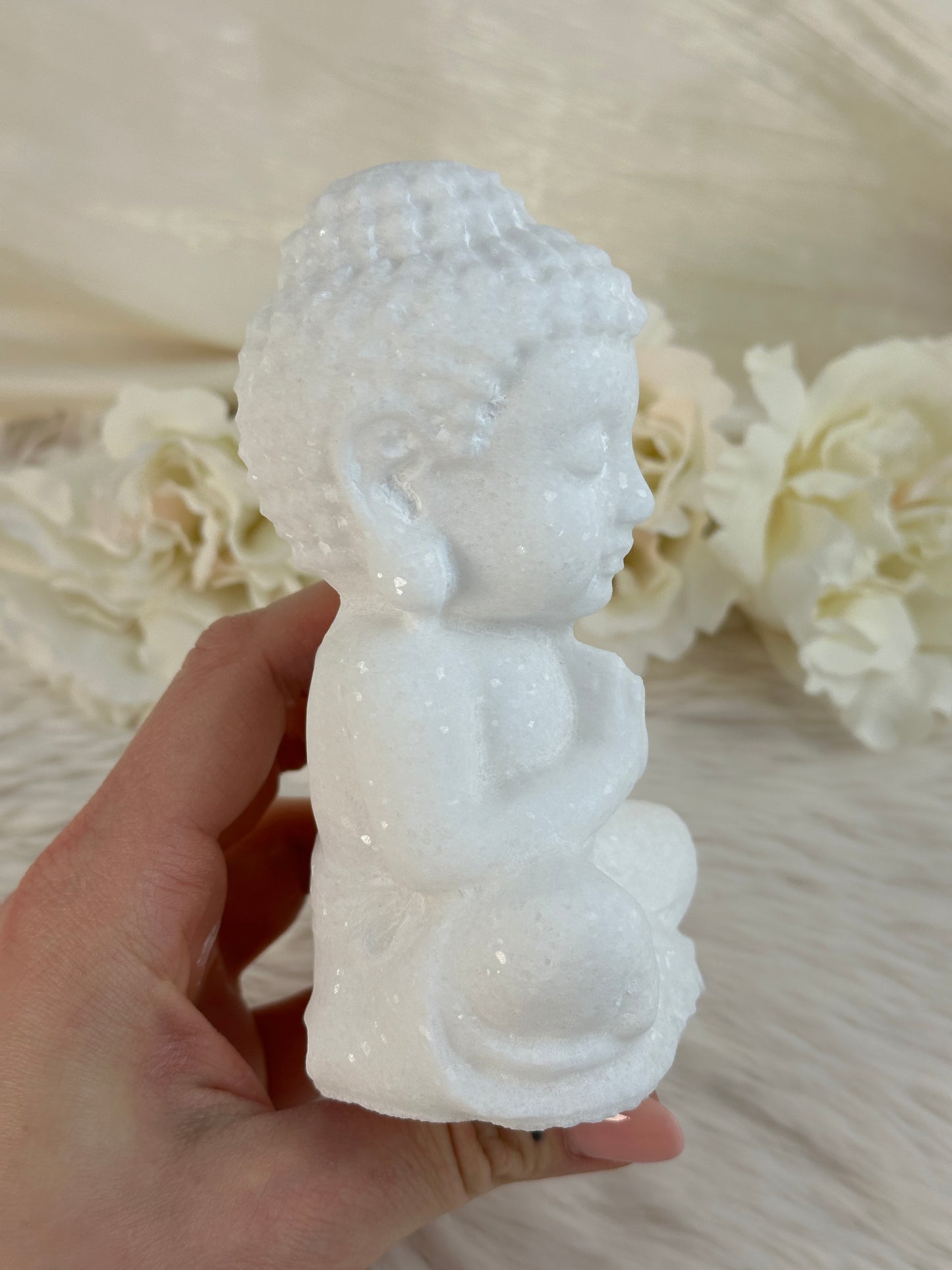 Milchquarz Buddha JK65