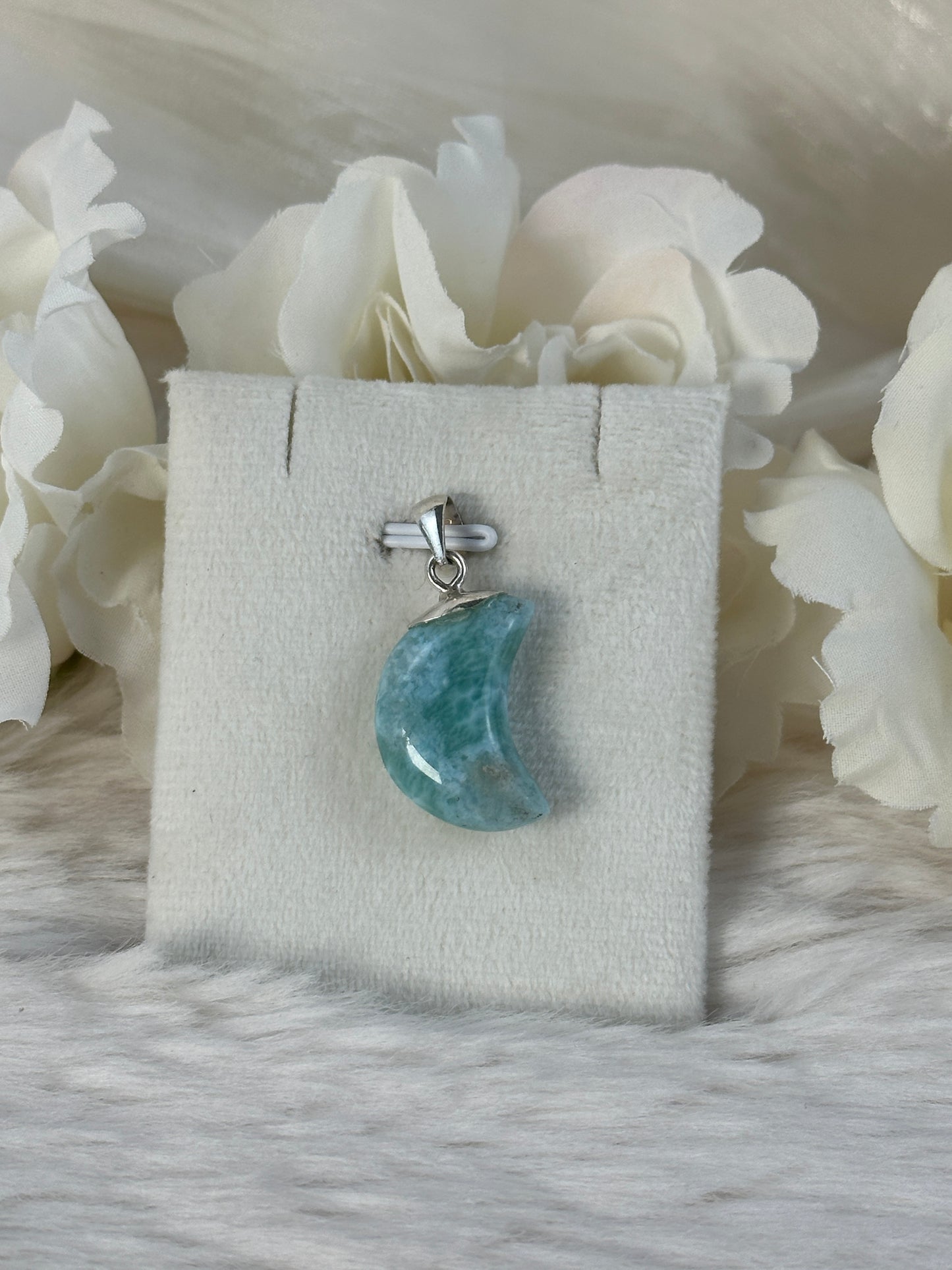 925 Silber Larimar Mond PH44