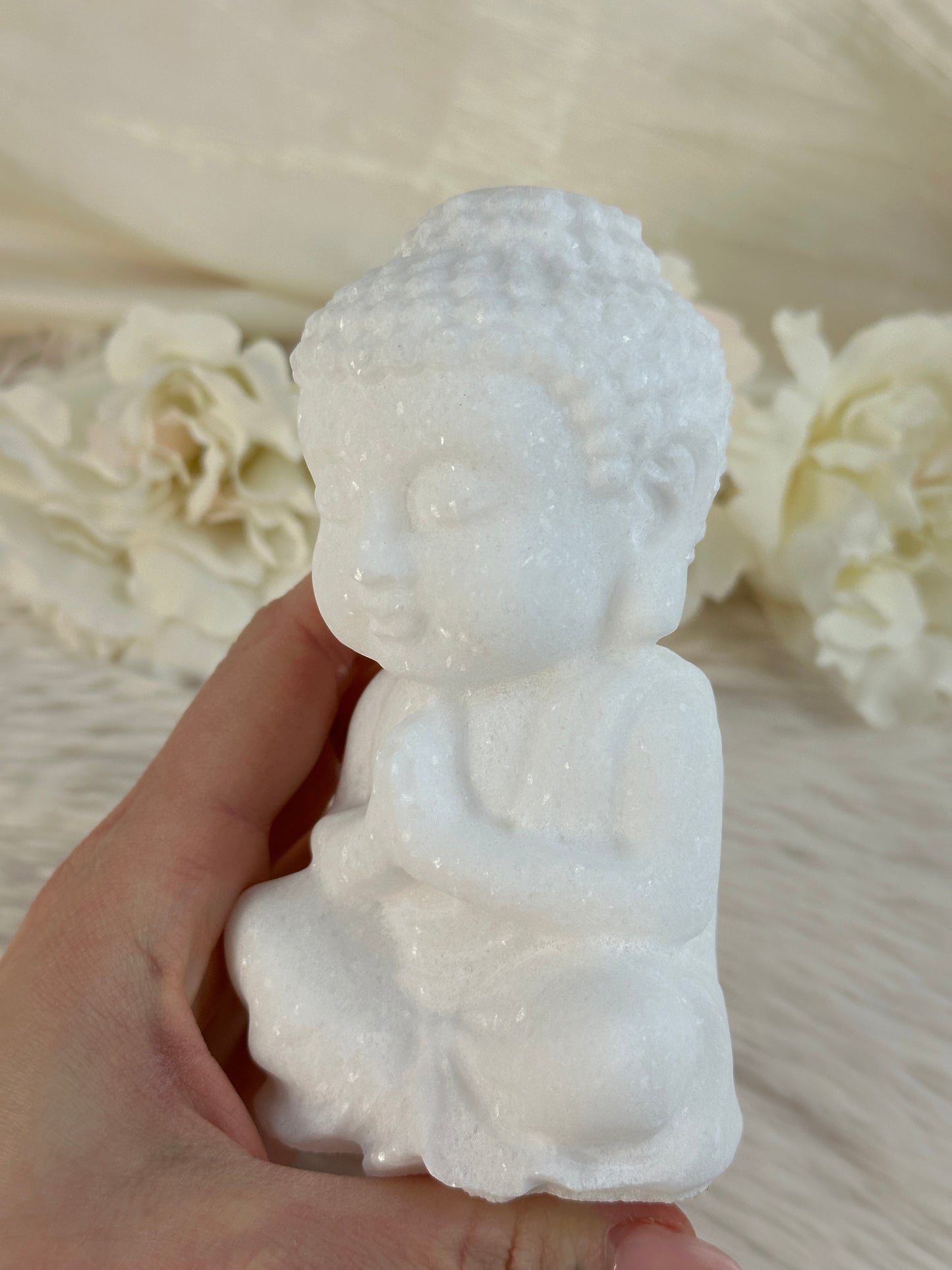 Milchquarz Buddha KK65