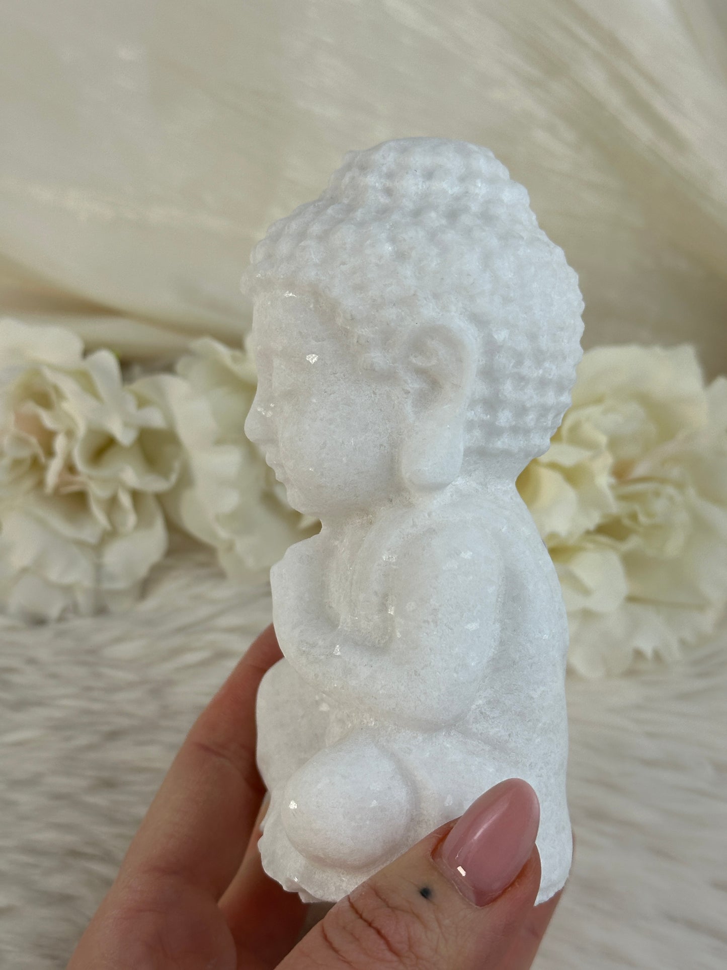 Milchquarz Buddha iK65