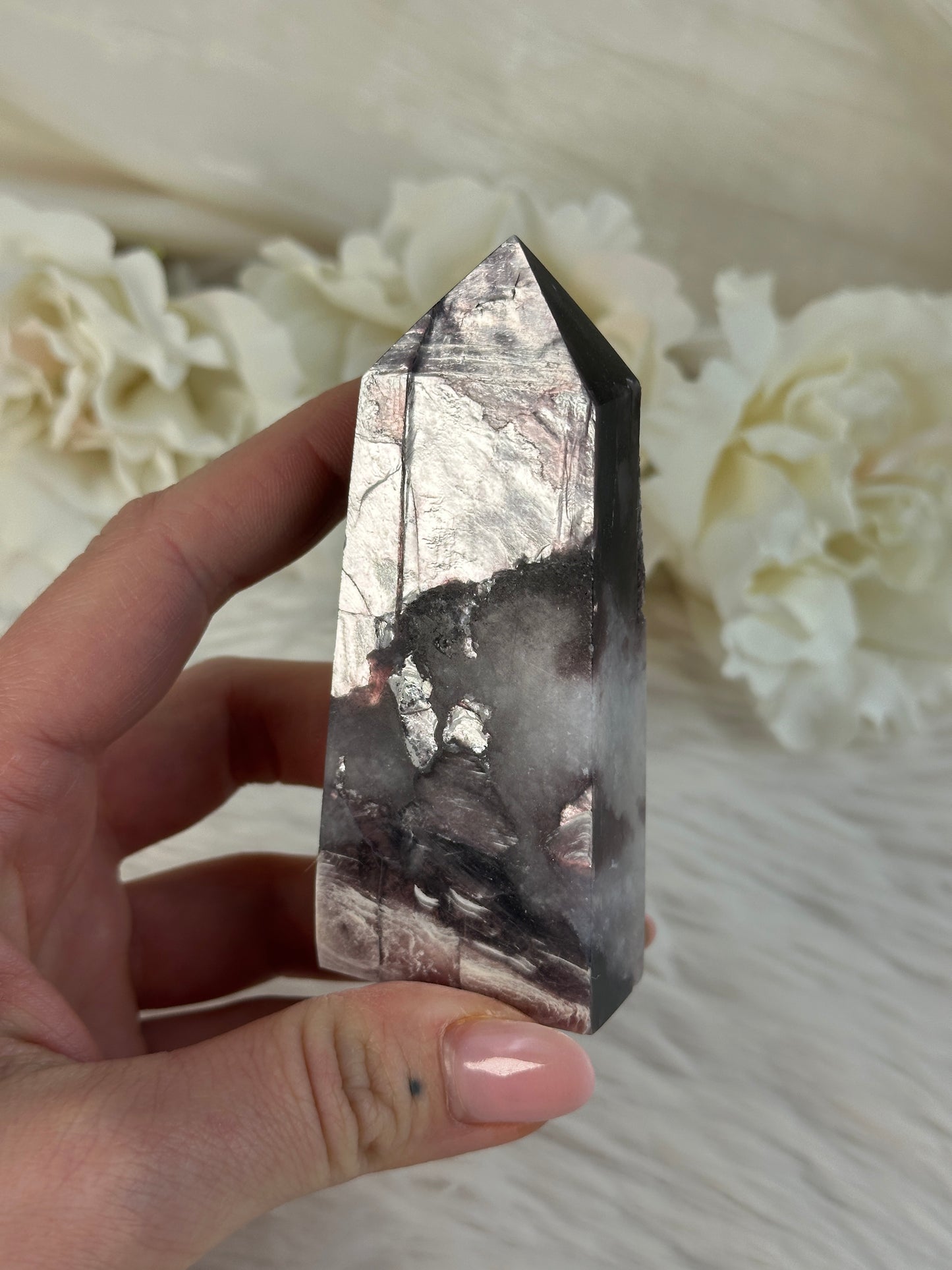 Gem Lepidolith Turm ZT24