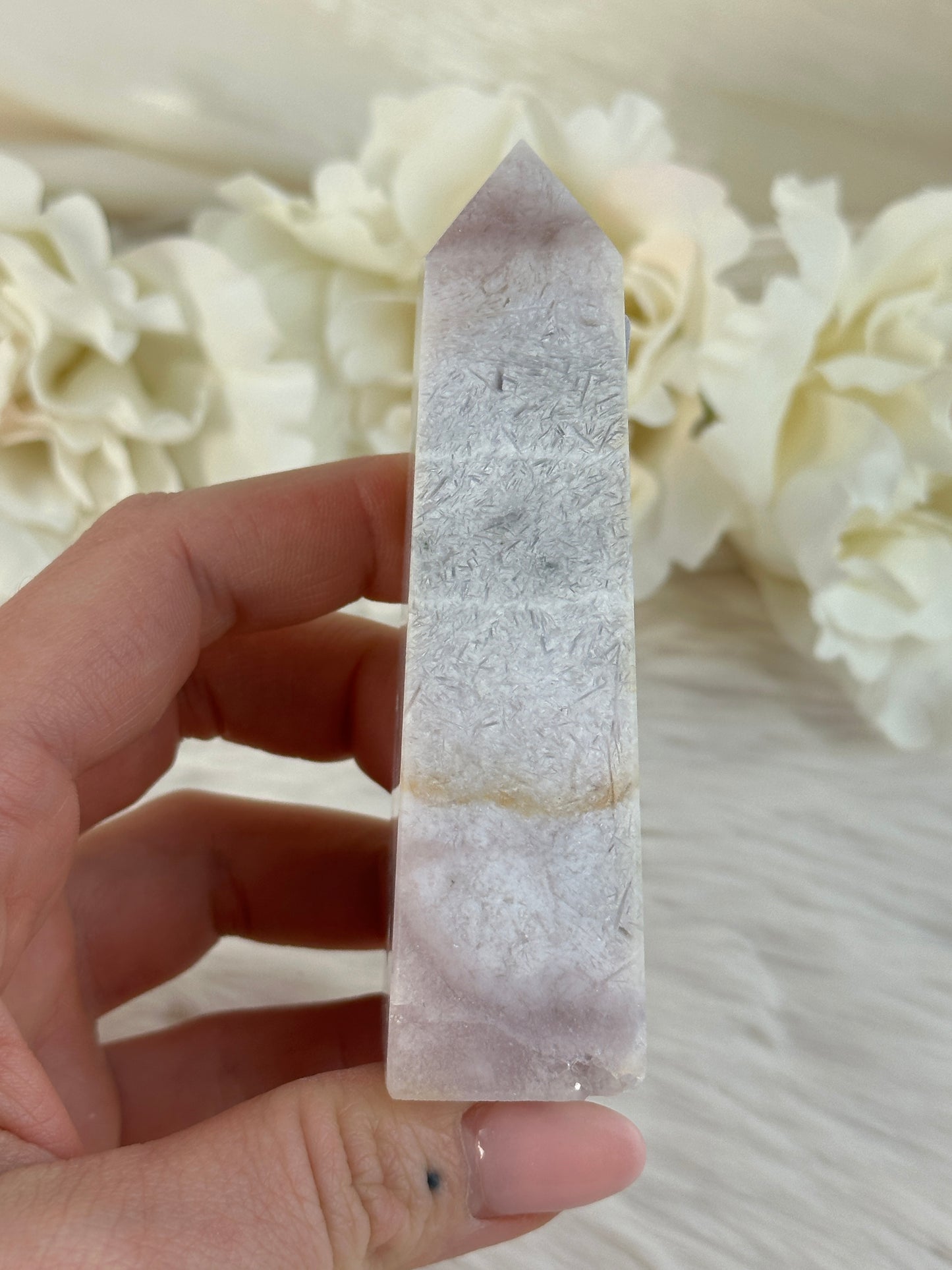 Pinker Amethyst Turm C17