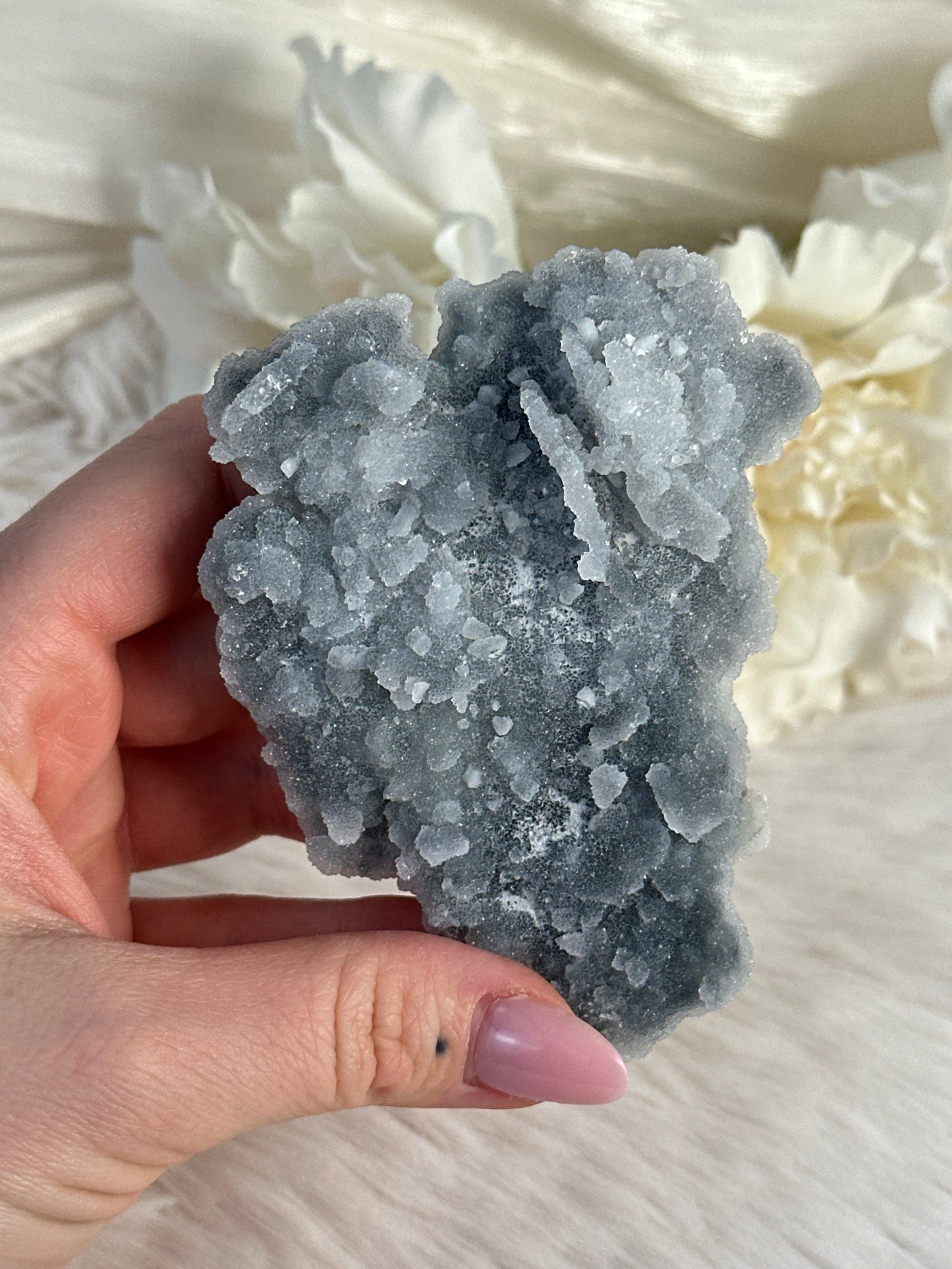 Chalcedon Quarz Cluster aus Bulgarien H35,6