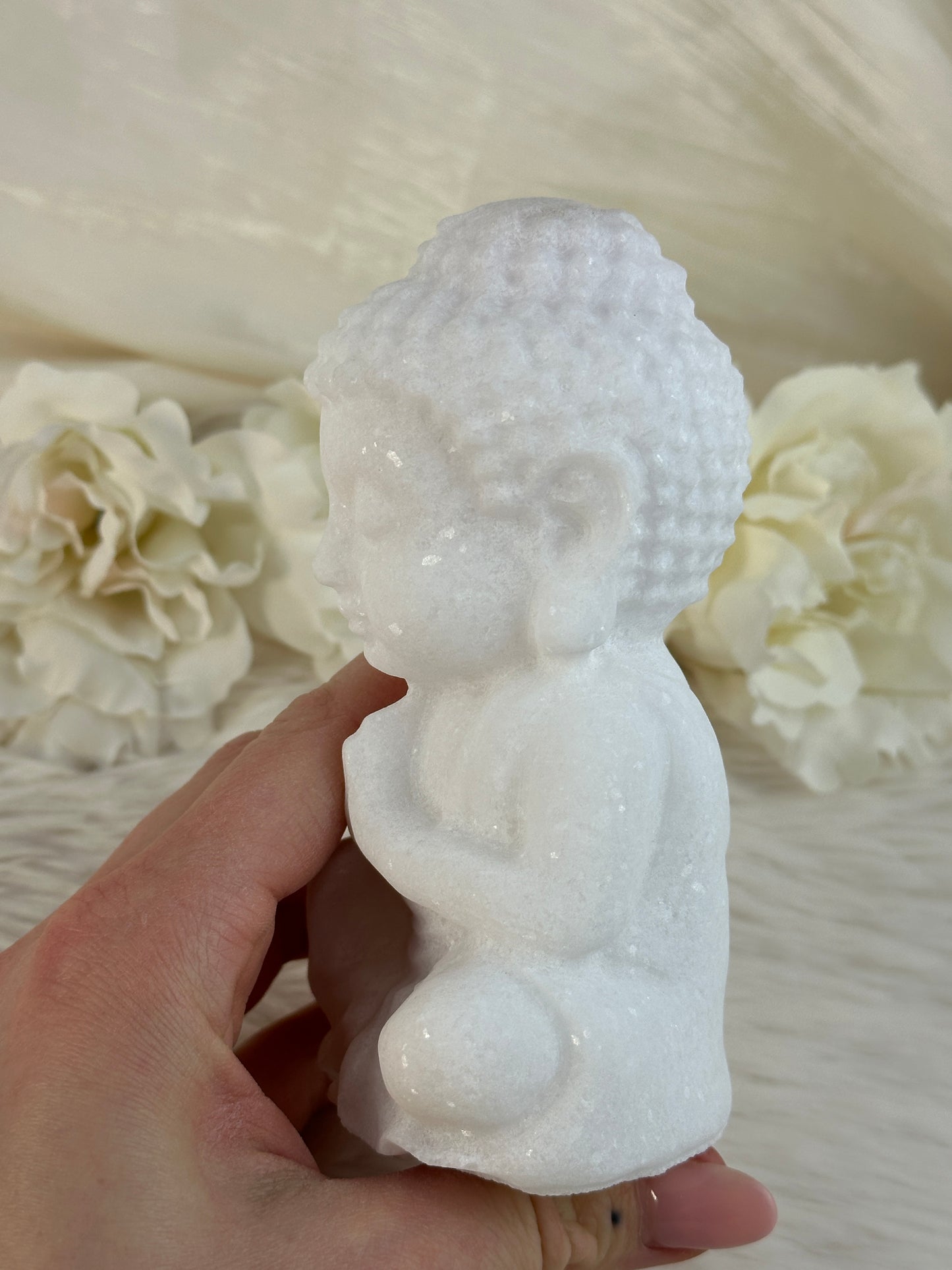 Milchquarz Buddha HK65