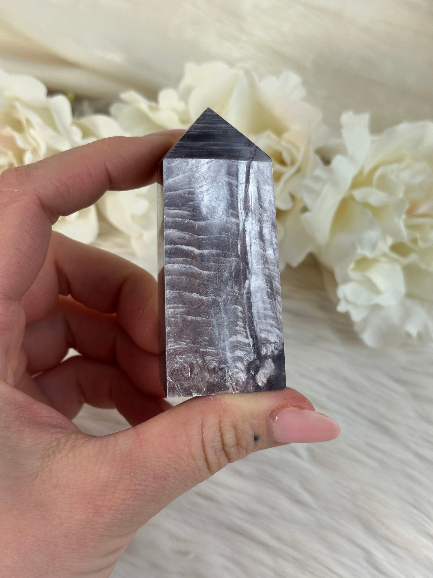 Gem Lepidolith Turm CU20