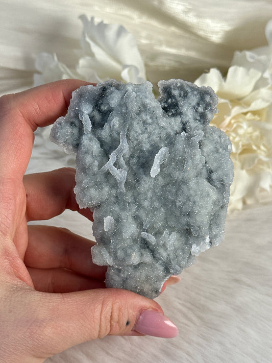 Chalcedon Quarz Cluster aus Bulgarien H35,6