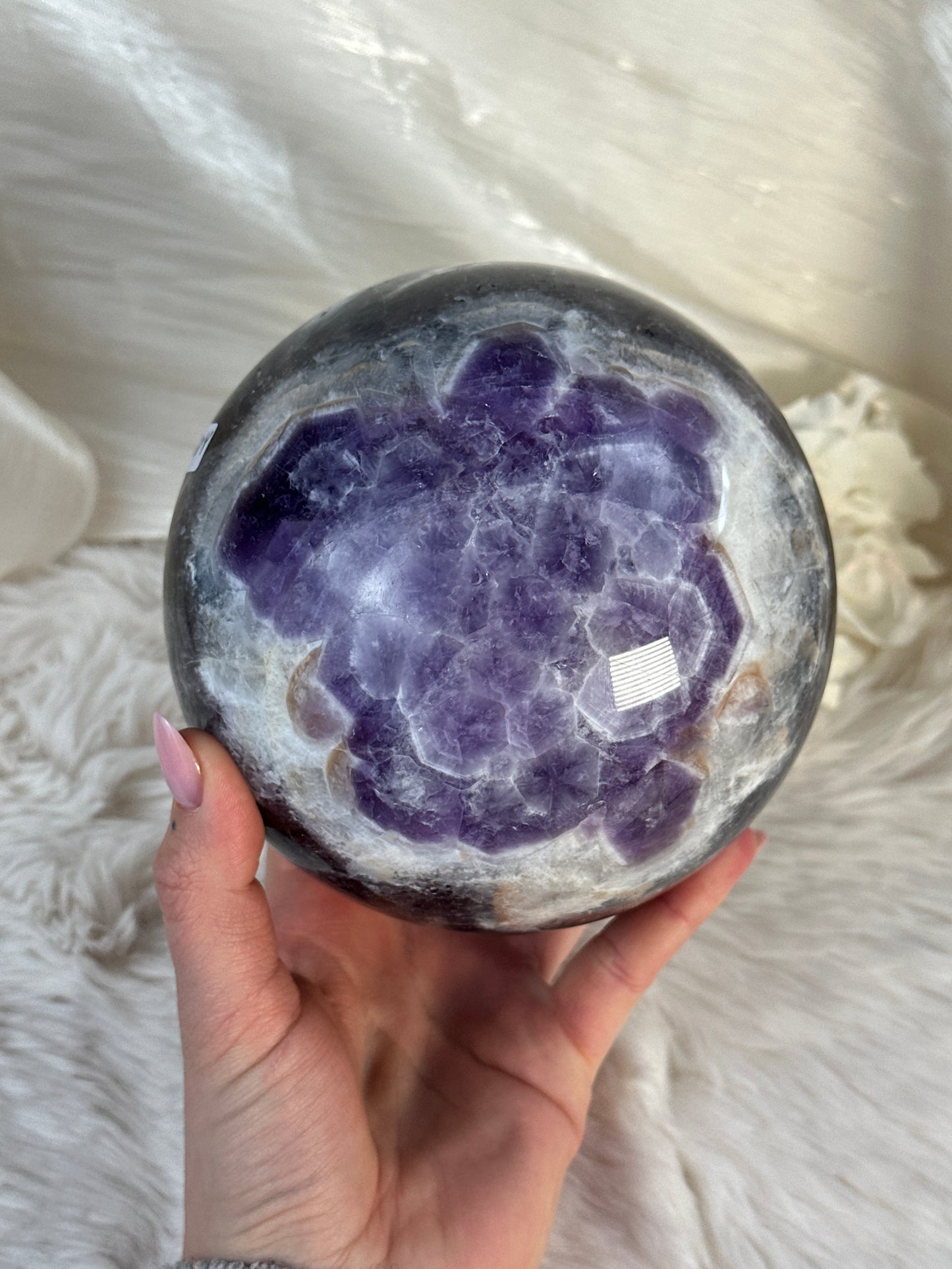 XL Amethyst Quarz Kugel A199