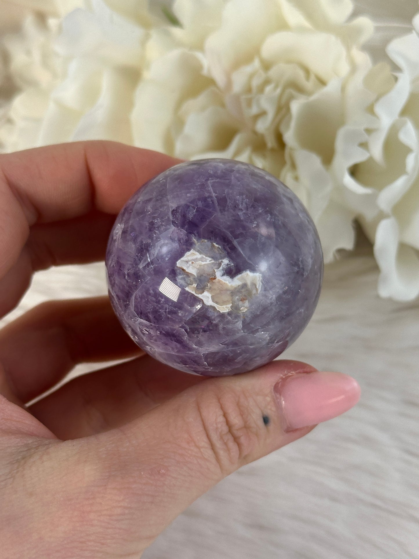 Amethyst x Achat Kugel X32,5