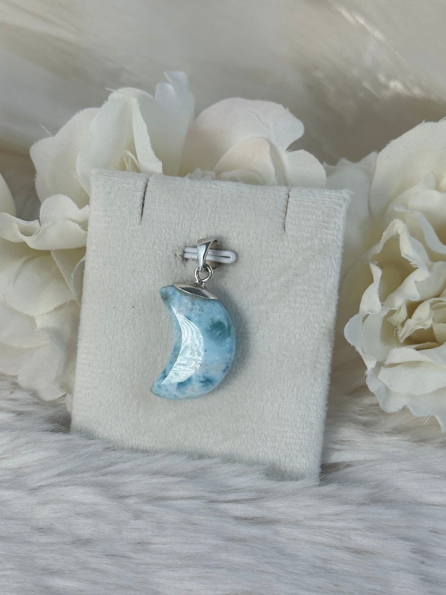 925 Silber Larimar Mond GH42