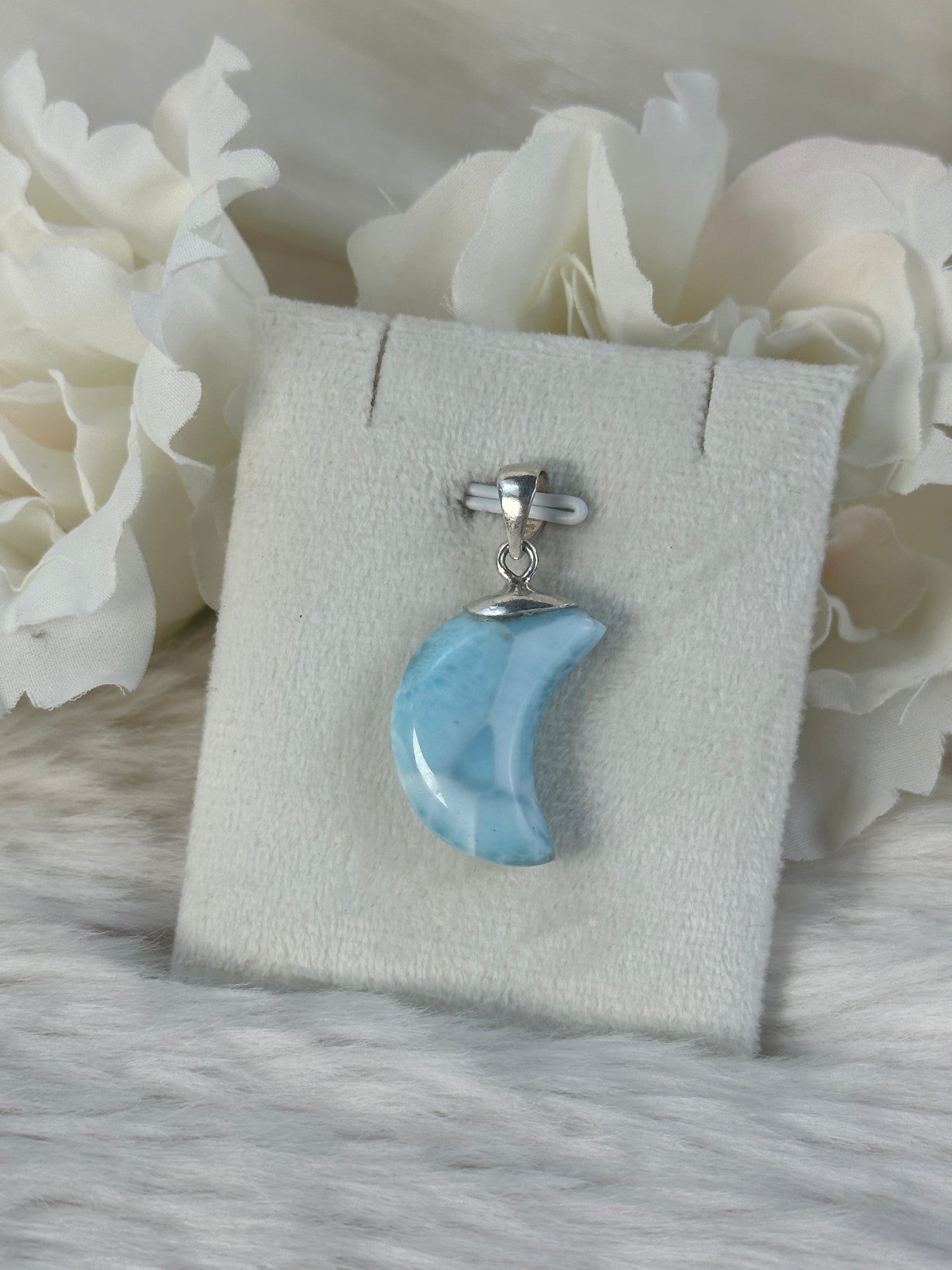 925 Silber Larimar Mond GH42
