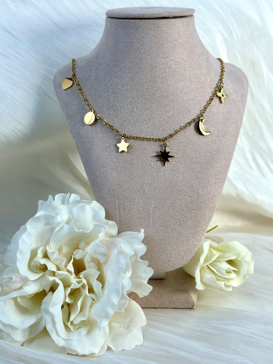 Stars & Moons Kette VBA29