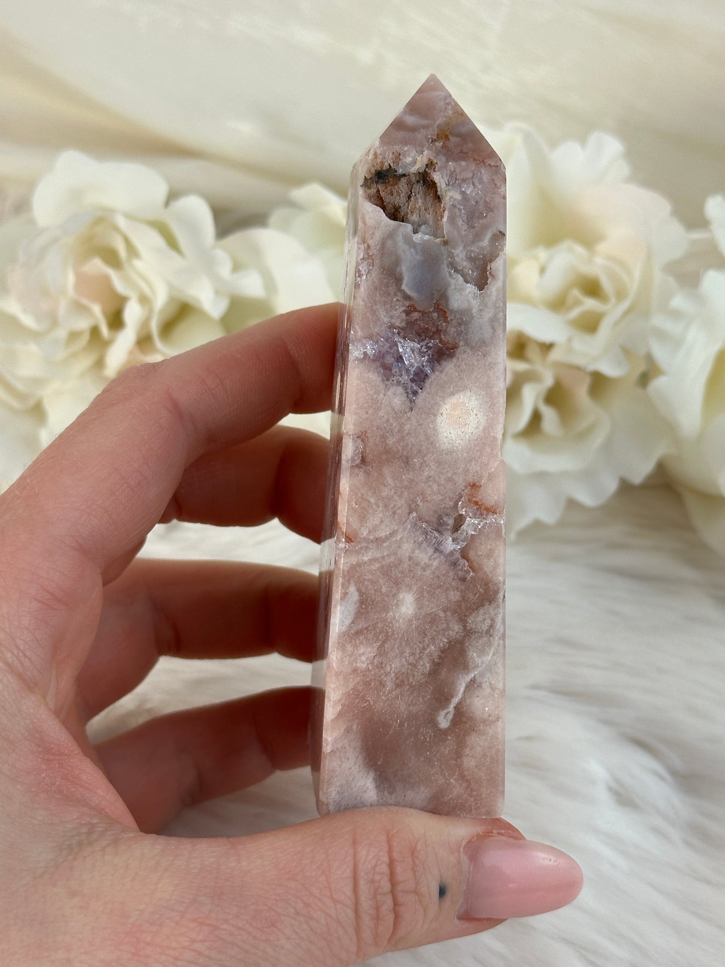 Pinker Amethyst Turm RO51