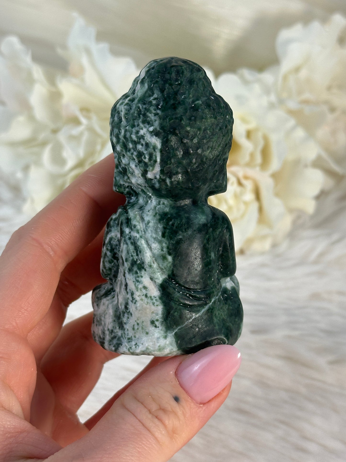 Spinat Jaspis Buddha NH28