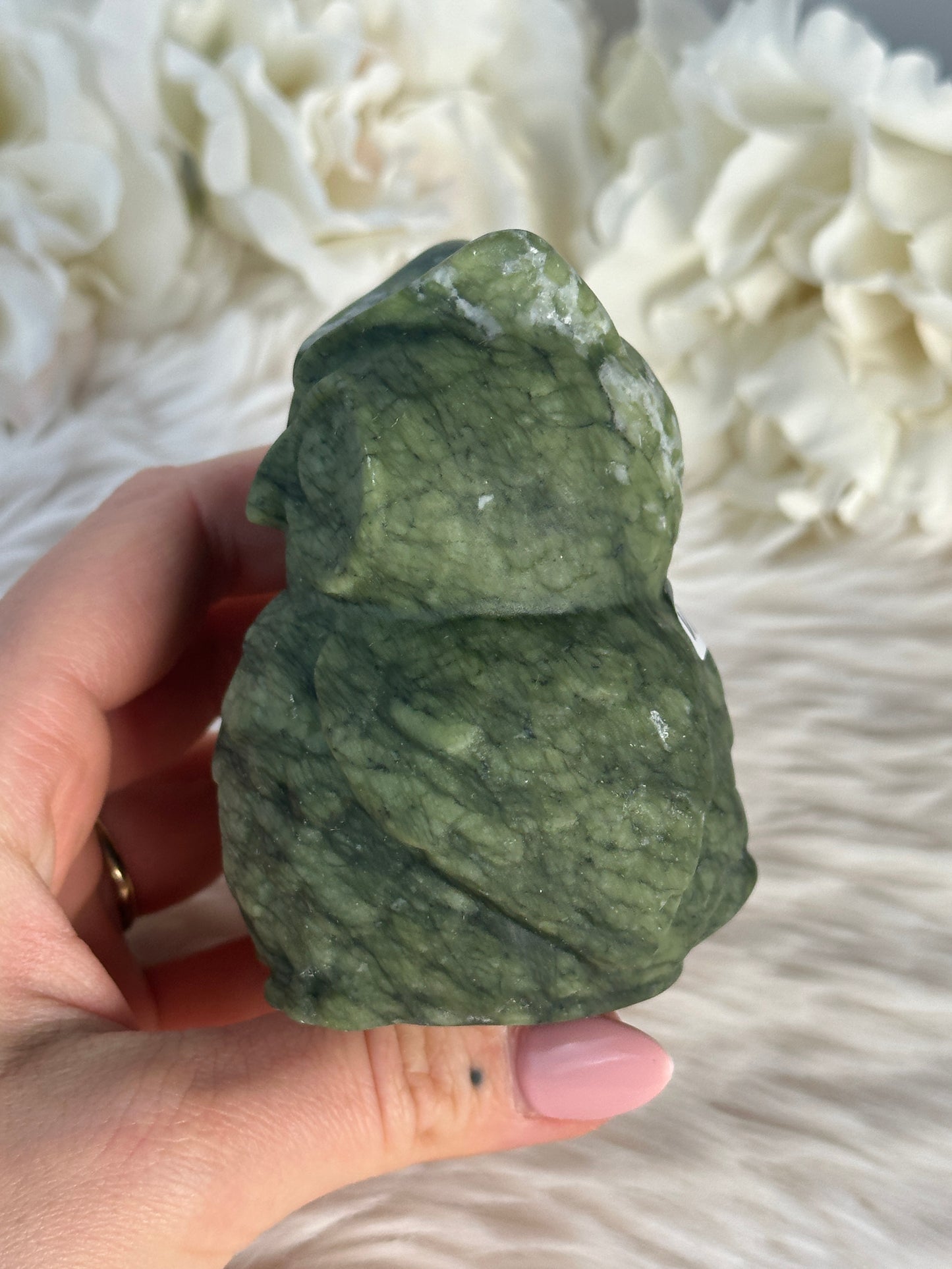 Grüne Jade Eule VX39