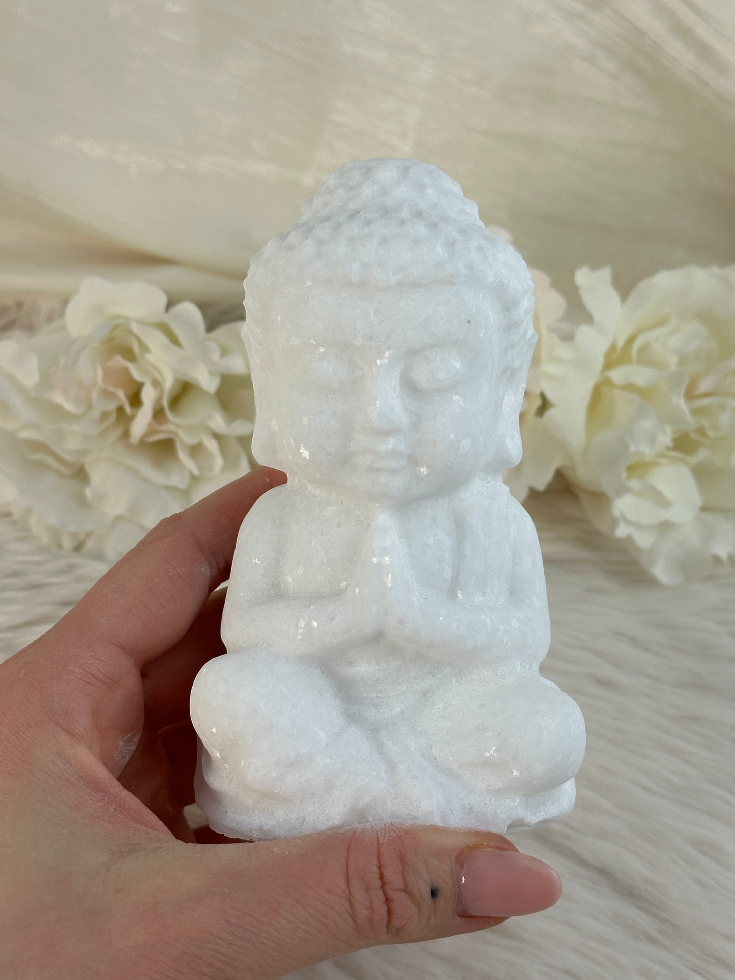 Milchquarz Buddha FK65