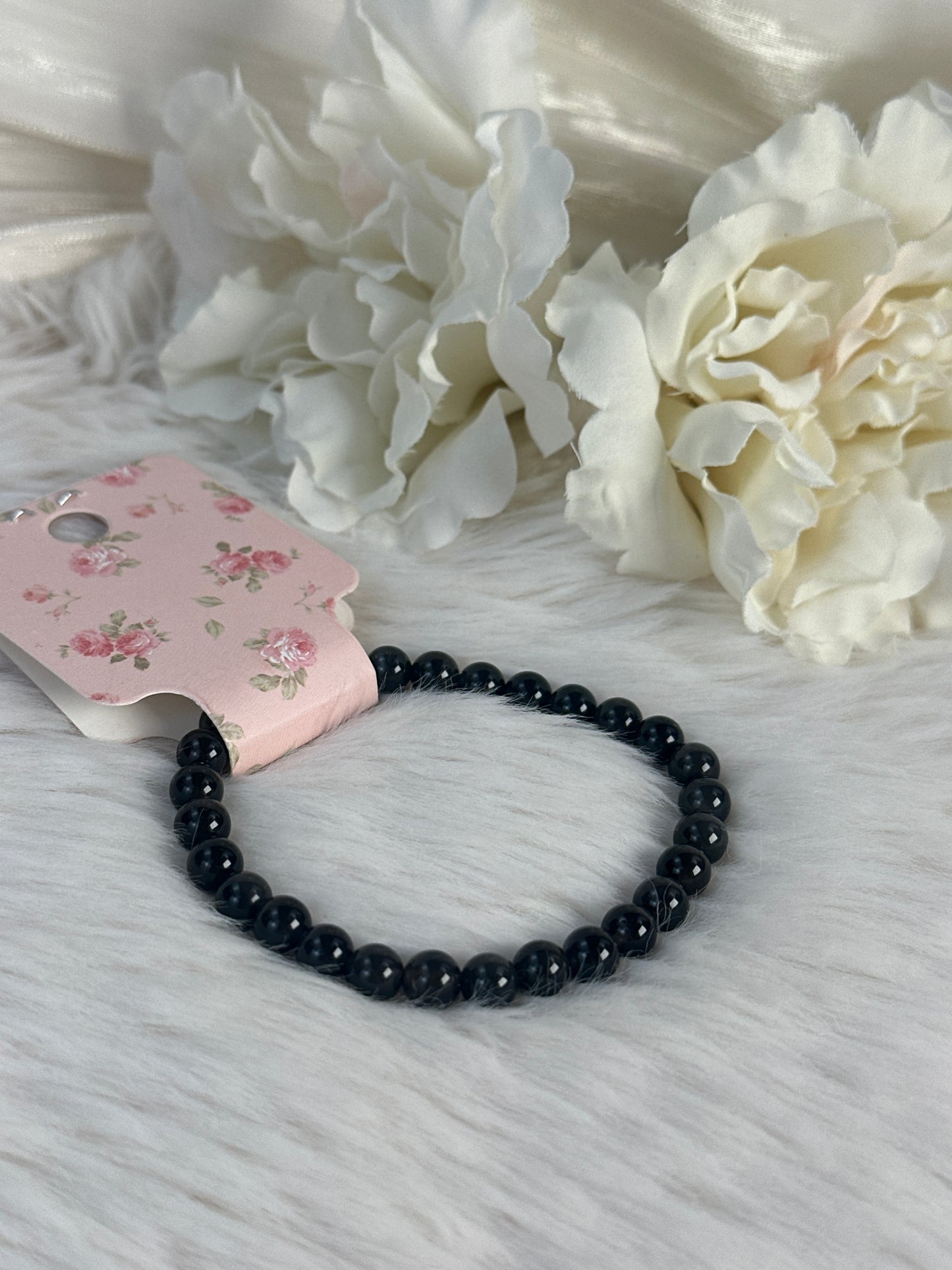 Ice Obsidian Armband 6mm ICE12