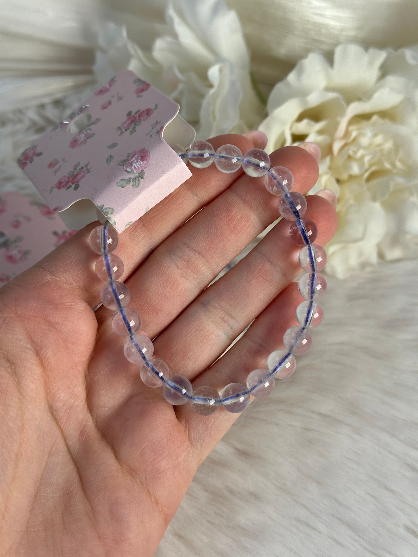 Aquamarin Armband 8mm AQ18