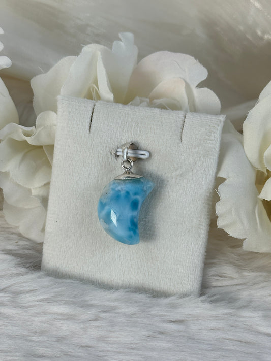 925 Silber Larimar Mond UV48