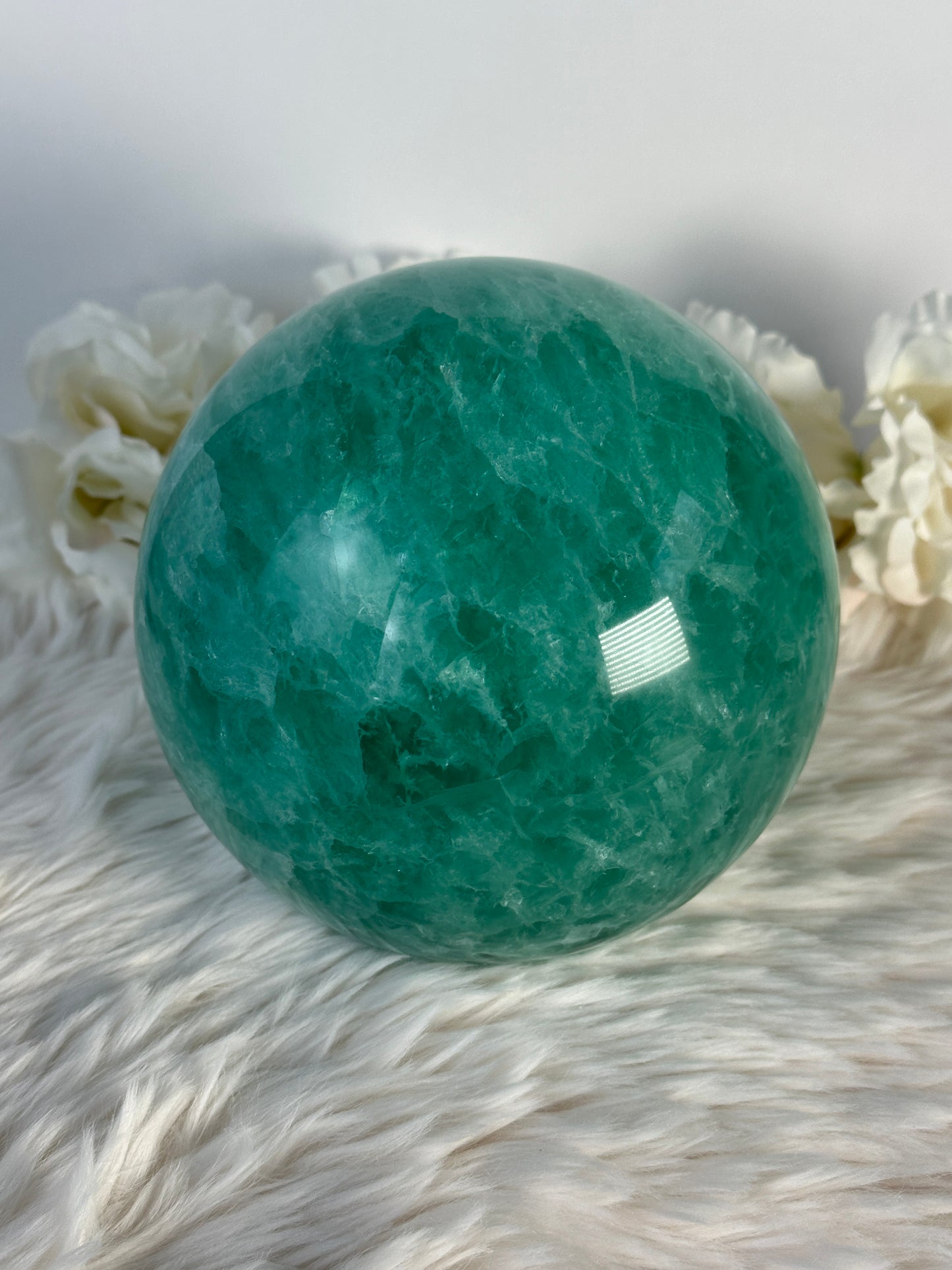 XL Grüne Fluorit Kugel A264