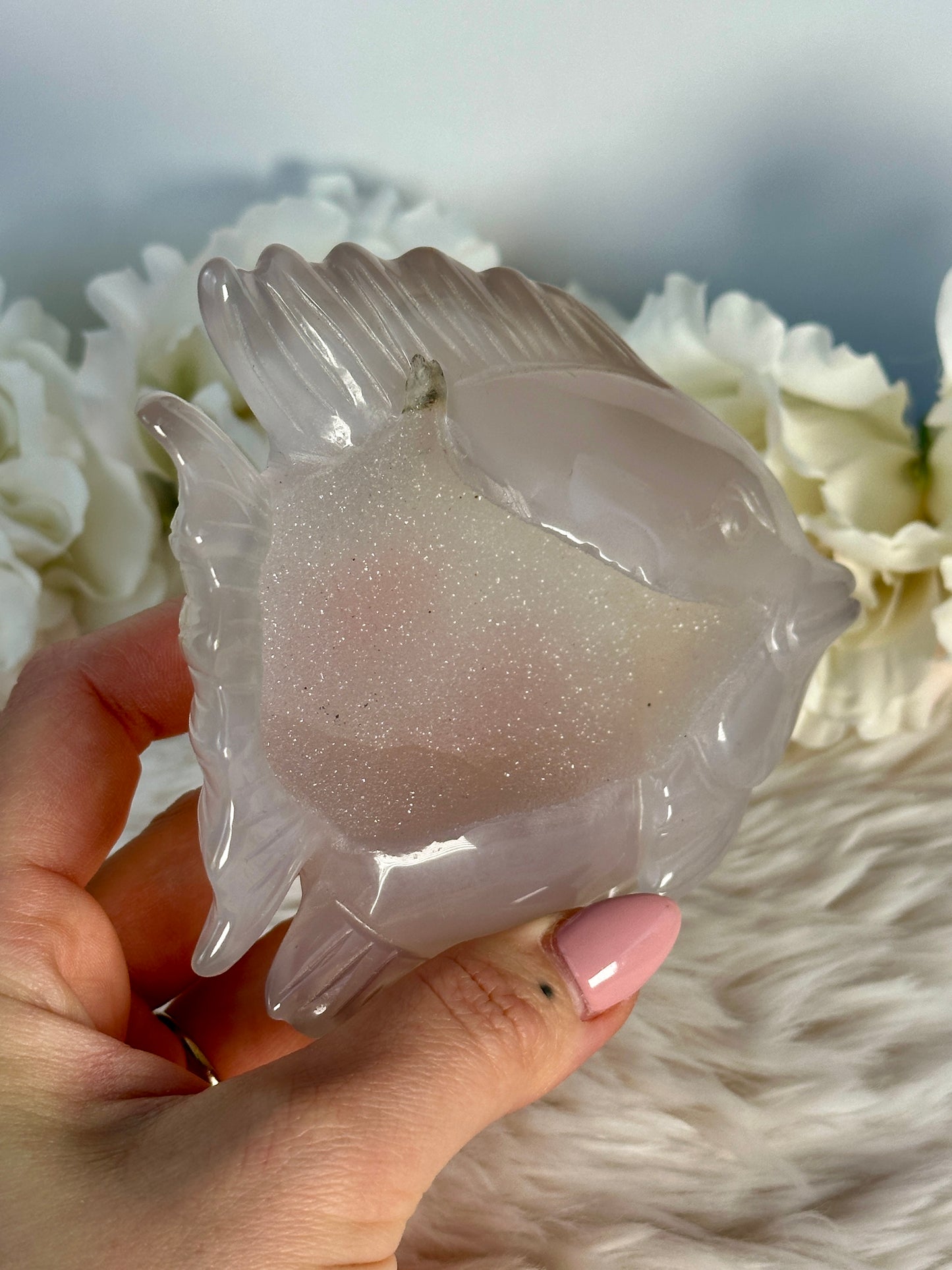 Druzy Achat Fisch X78,5