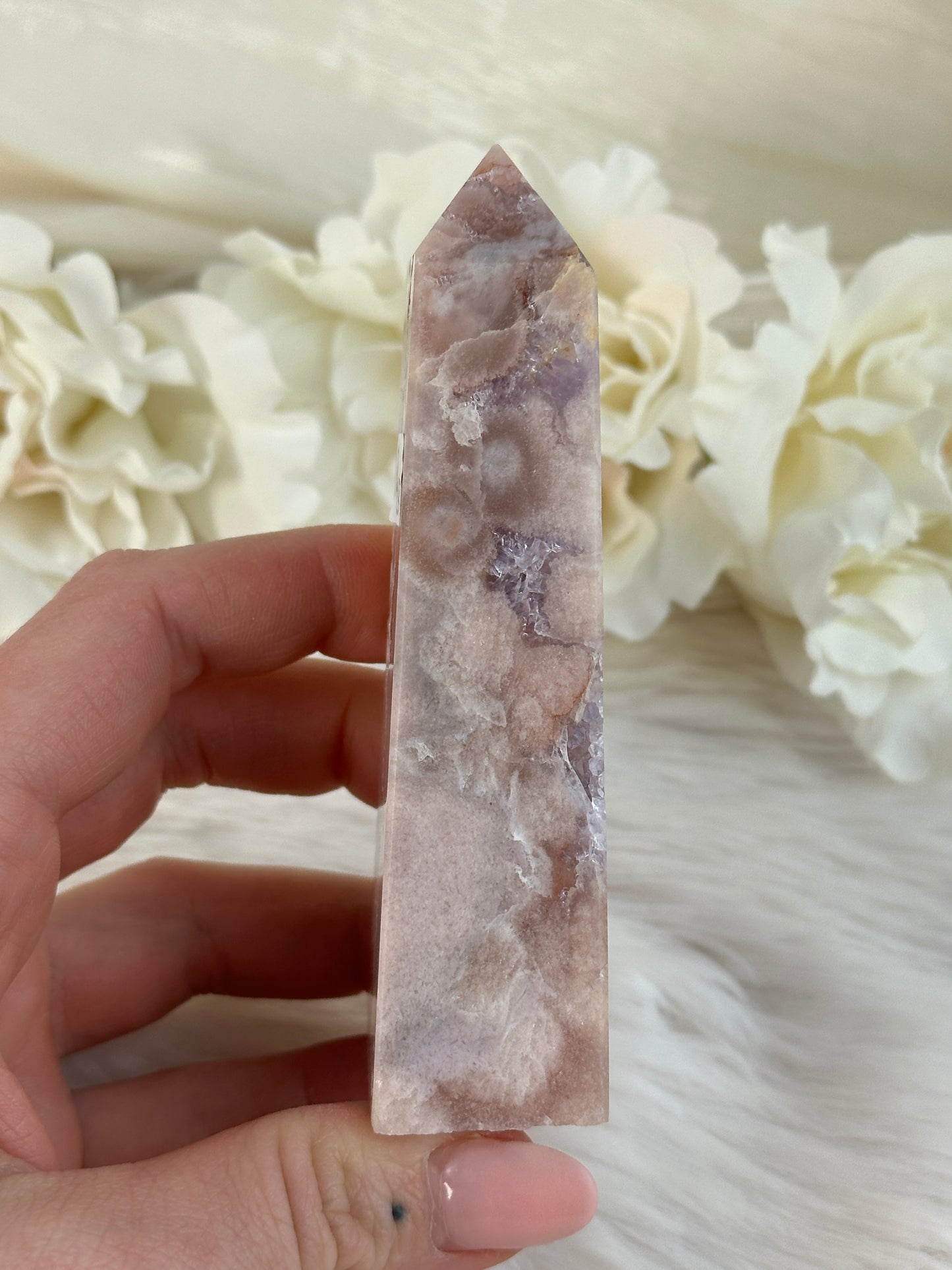Pinker Amethyst Turm RO51