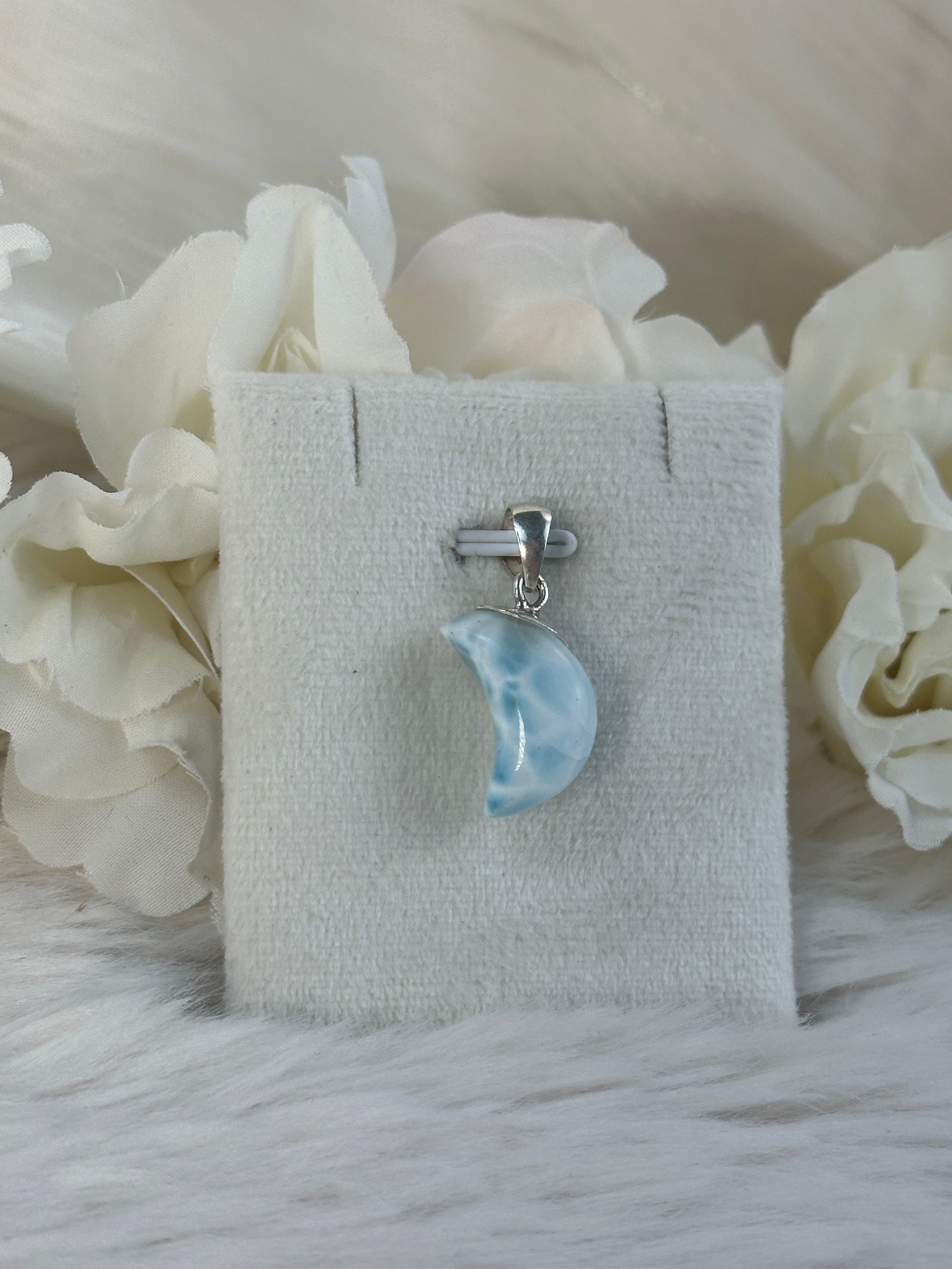 925 Silber Larimar Mond RH30