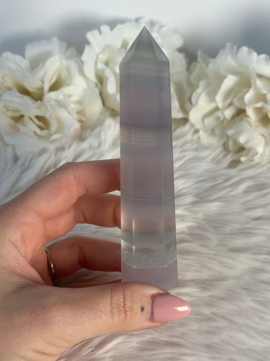 Lavendel Fluorit Turm N20,8