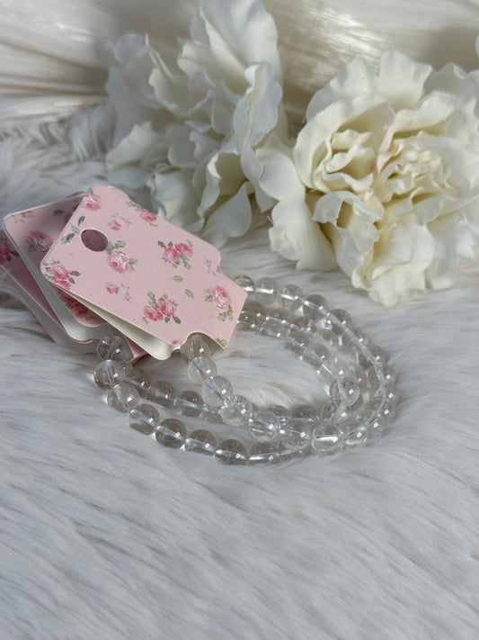 Bergkristall Armband 8mm BG16,5