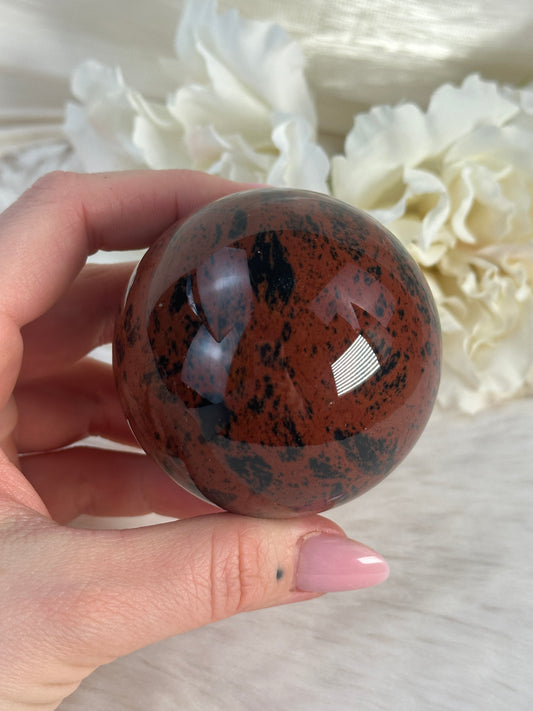 Mahagoni Obsidian Kugel MO24