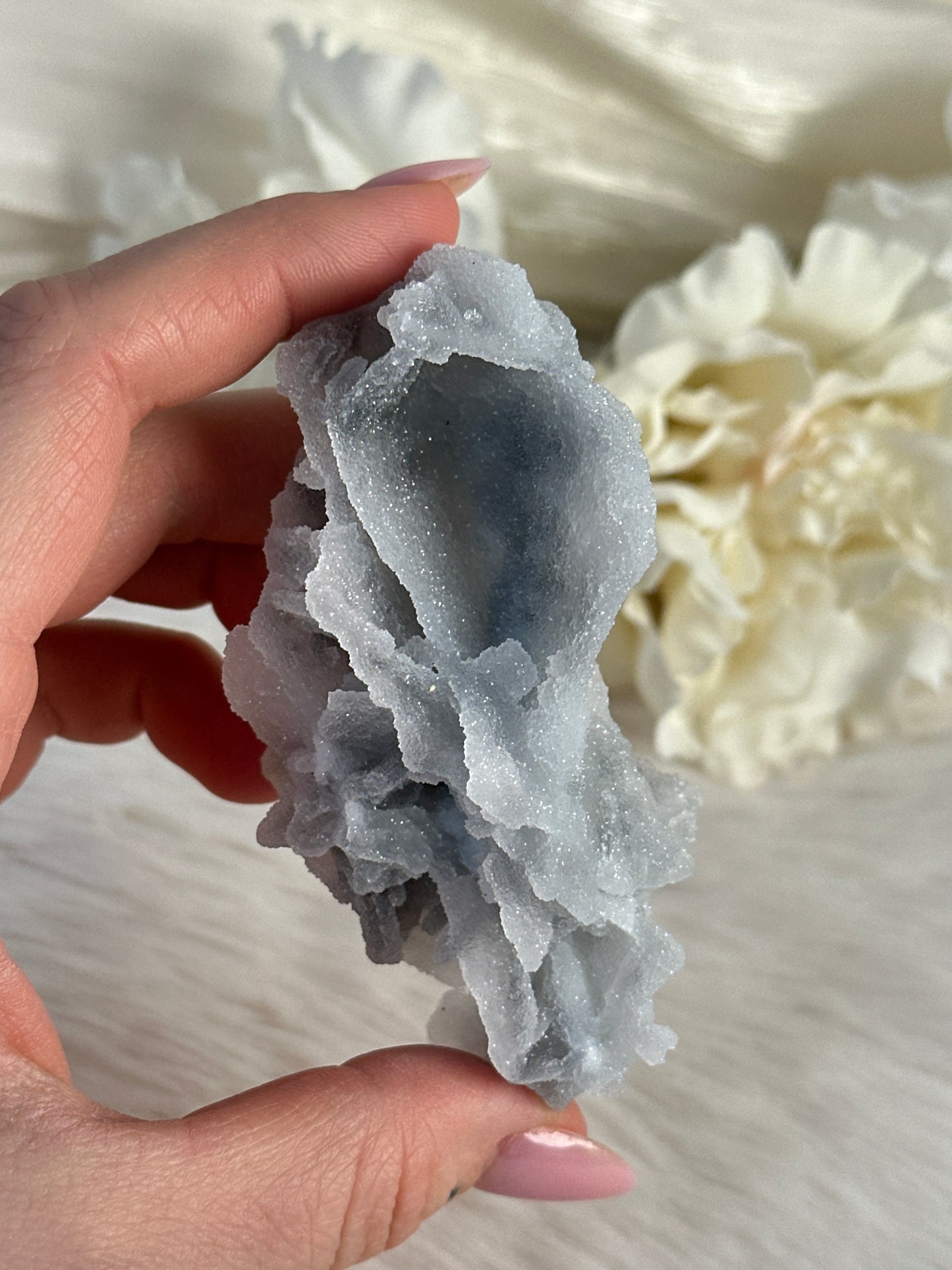 Chalcedon Quarz Cluster aus Bulgarien i27,8