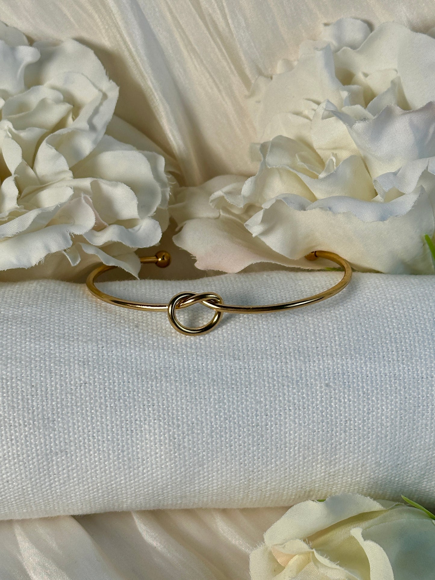 Gold Knoten Armreif RR26