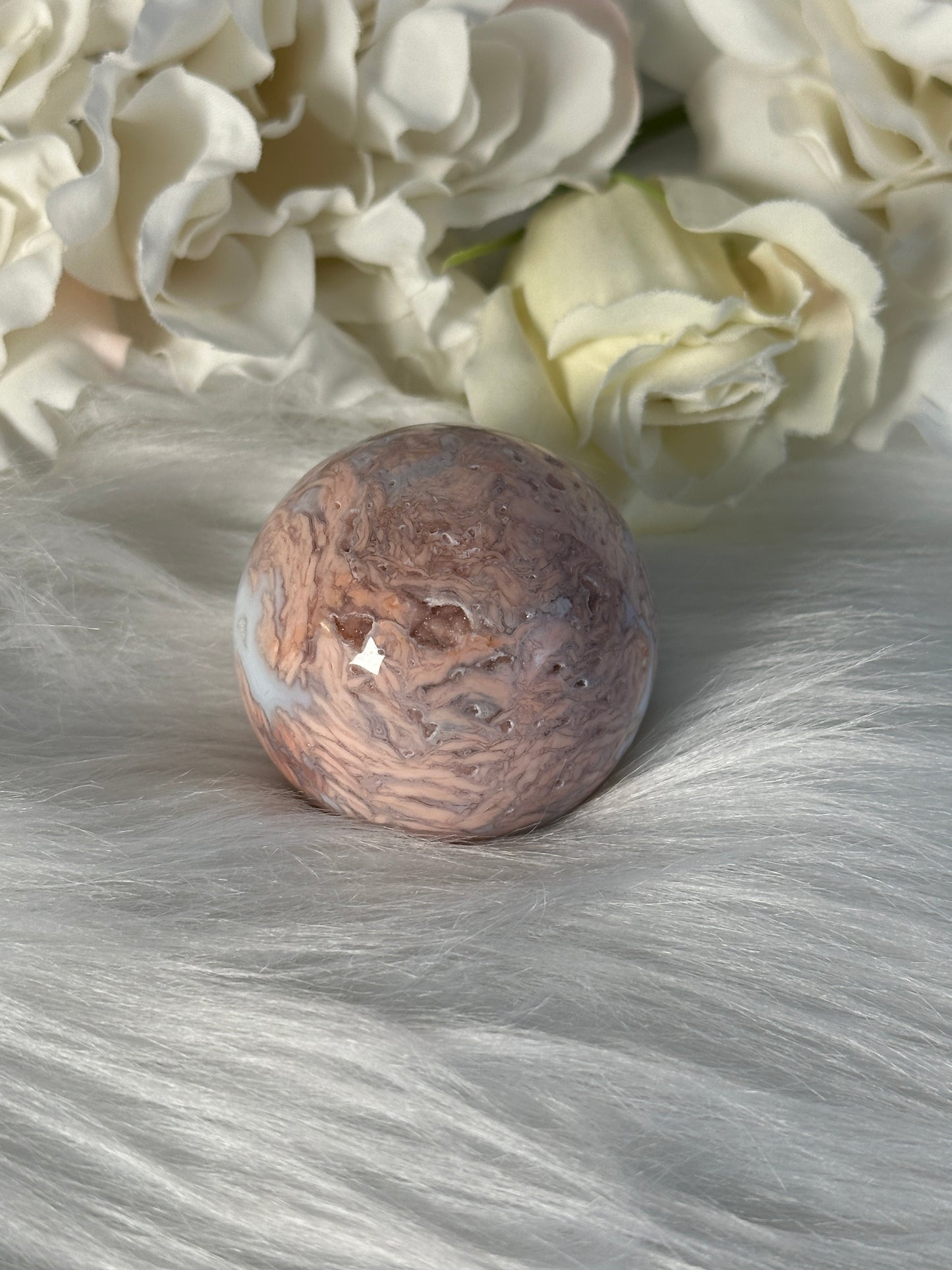 Cotton Candy Achat Kugel NX31