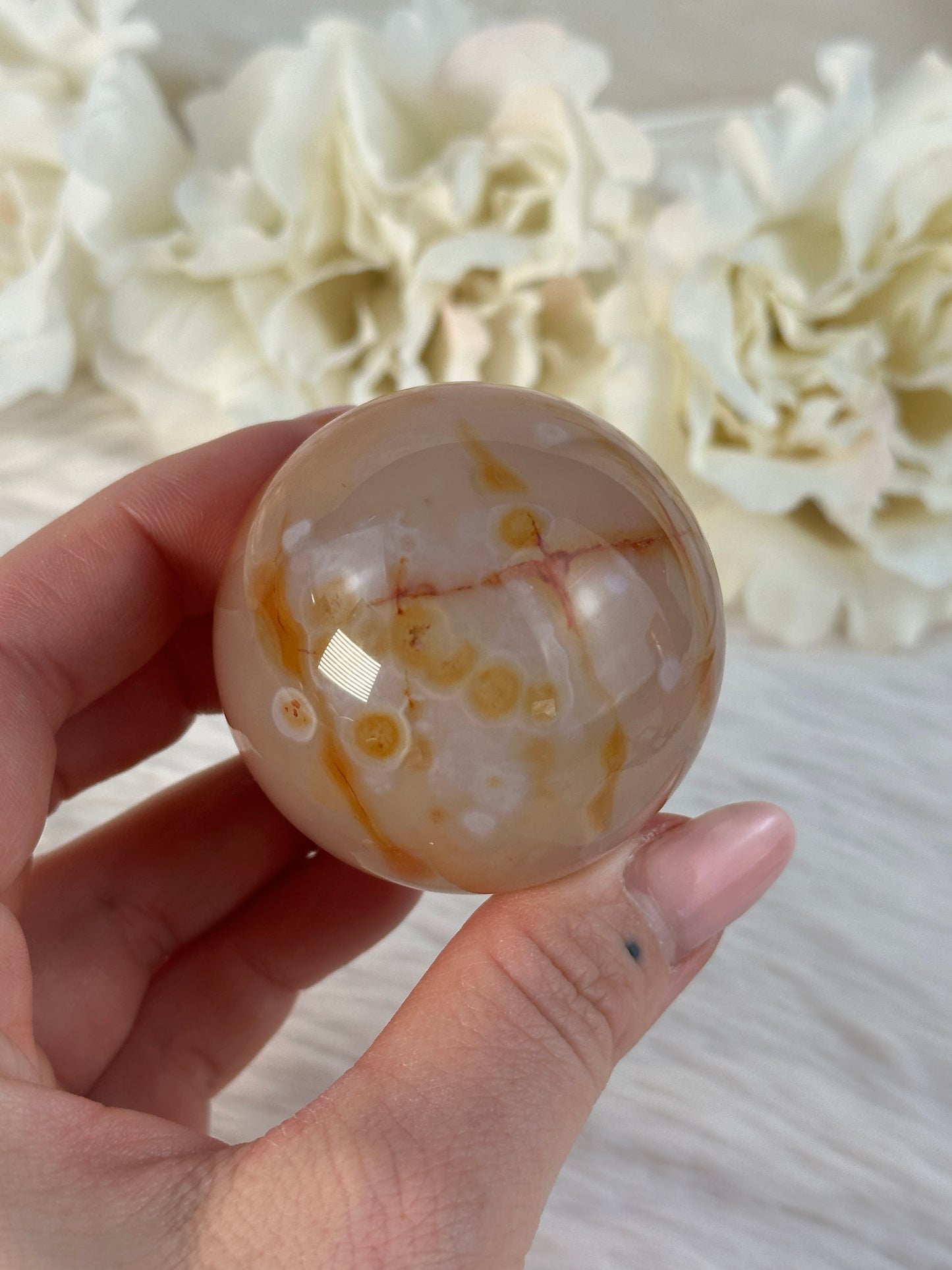 Druzy Karneol Kugel O44