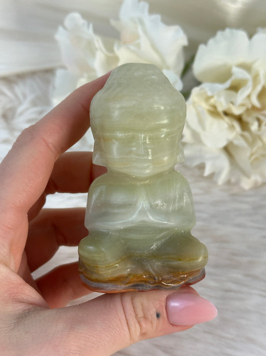 Grüner Onyx Buddha GU28