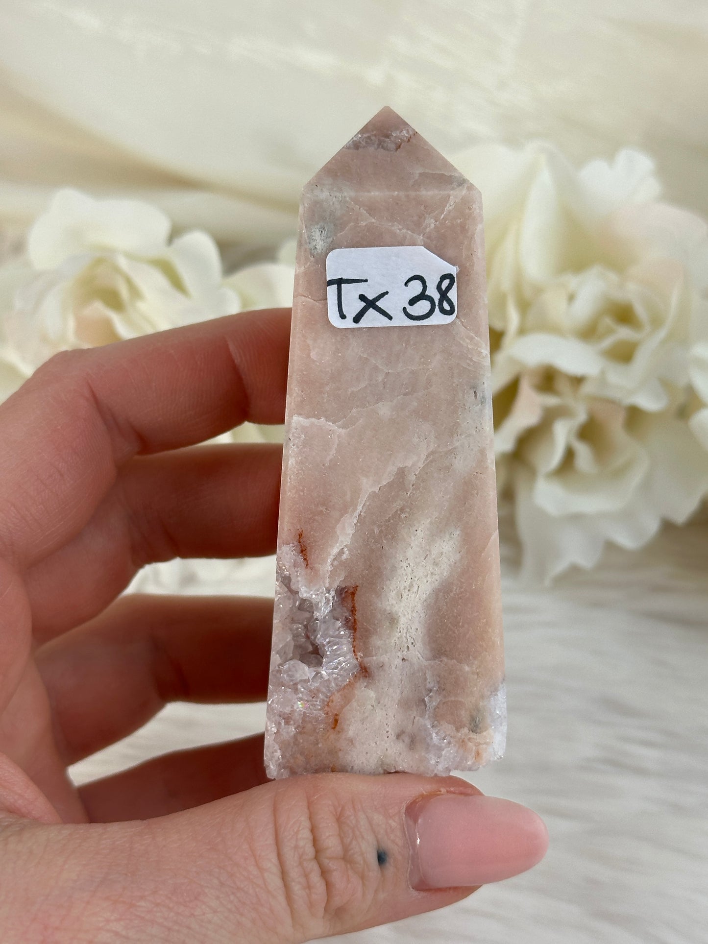 Pinker Amethyst Turm TX38
