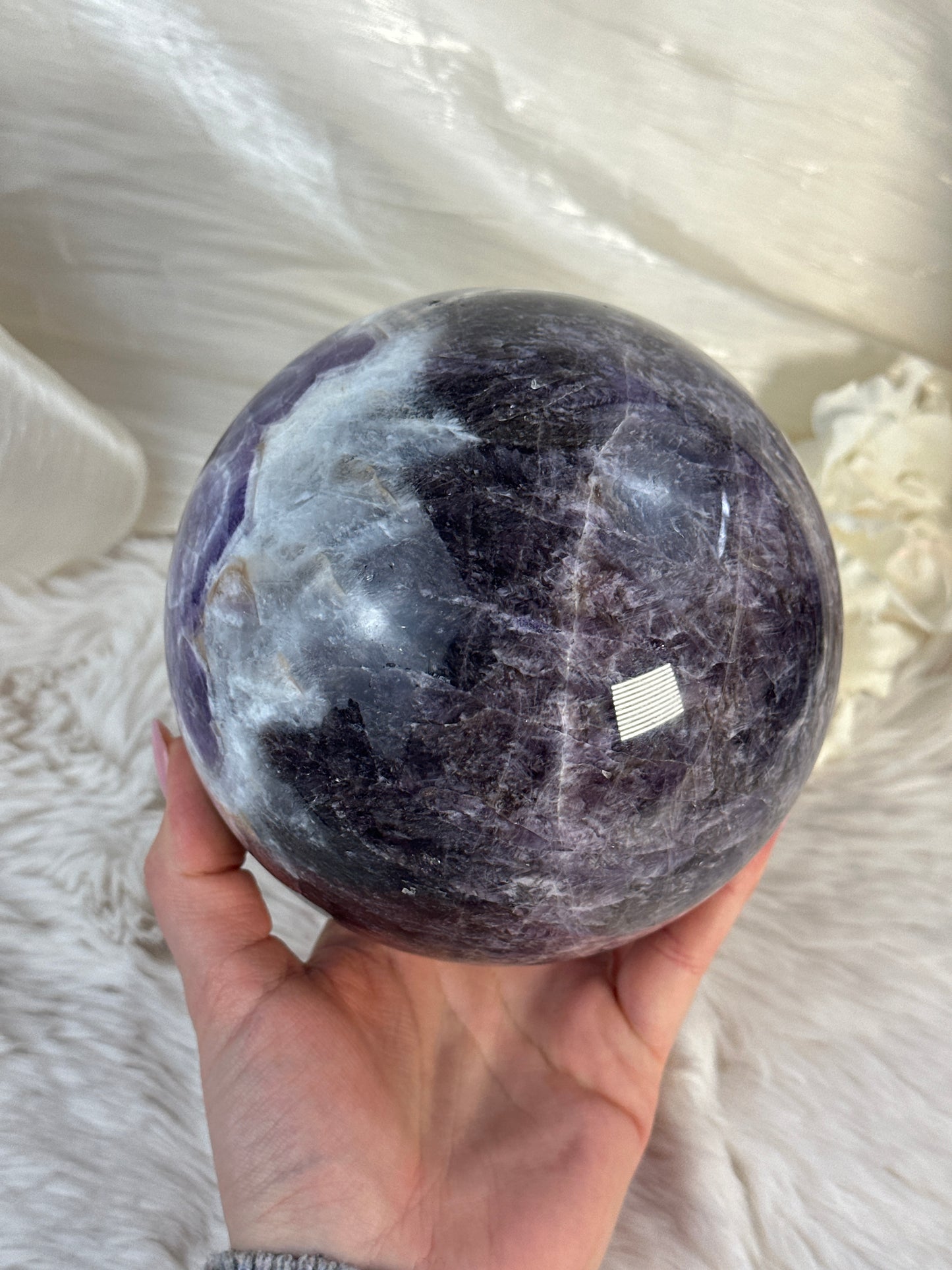 XL Amethyst Quarz Kugel A199