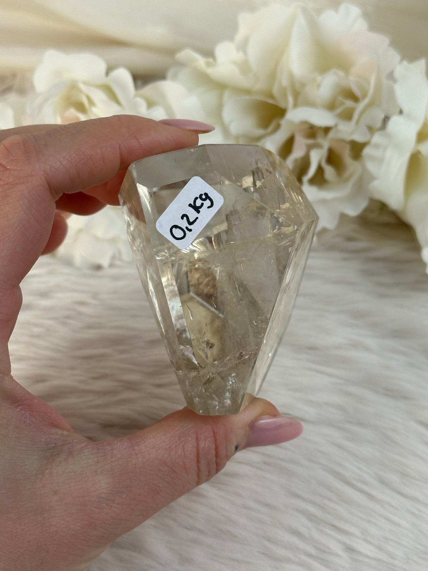 Citrin Freiform aus Brasilien O68,7