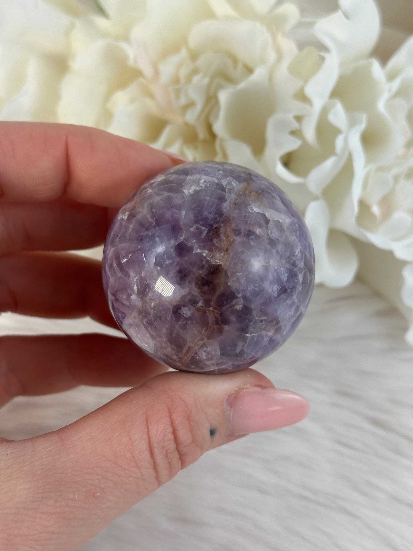 Amethyst x Achat Kugel V28,6