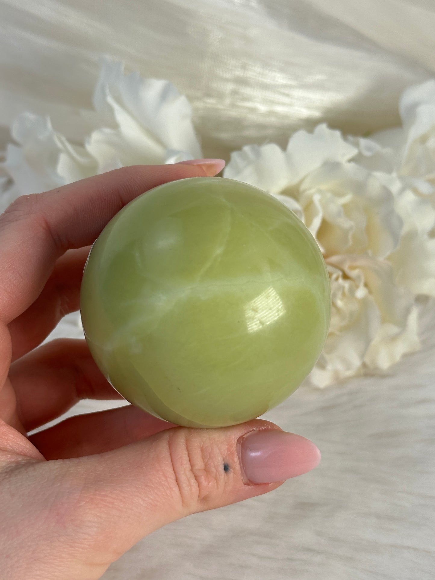 Zitronen Jade Kugel FM39