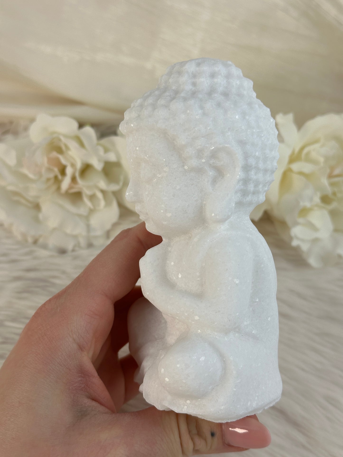 Milchquarz Buddha GK65