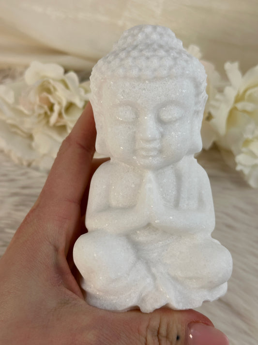 Milchquarz Buddha GK65