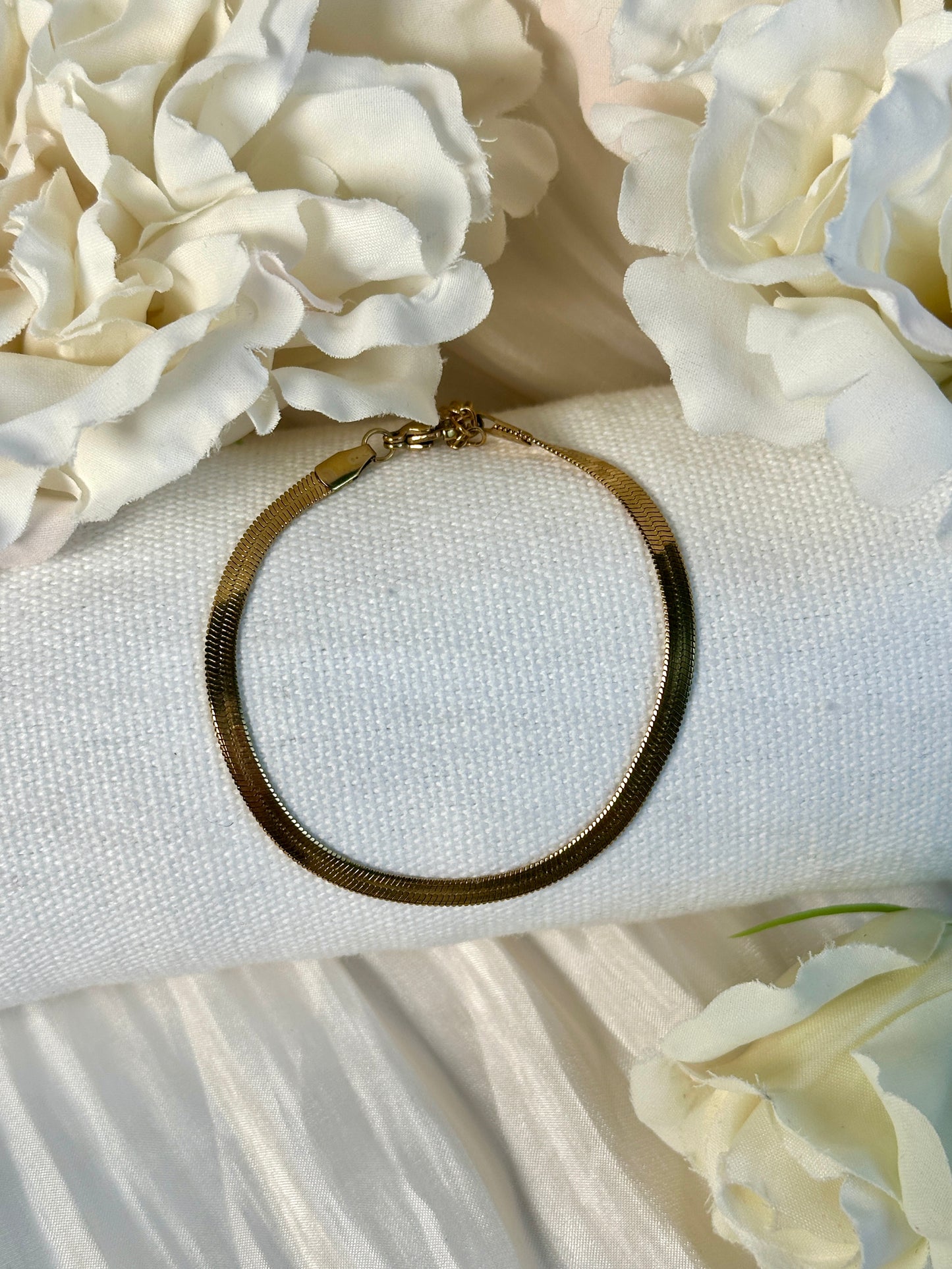 18 Karat Gold Edelstahl Armband VV24
