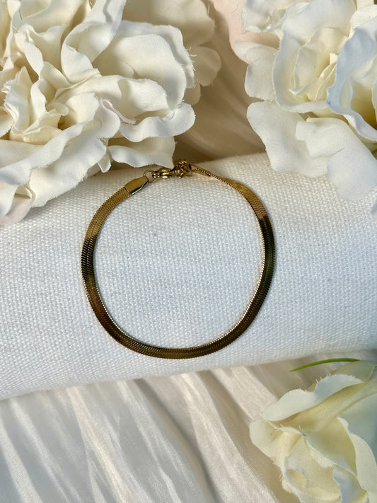 18 Karat Gold Edelstahl Armband VV24