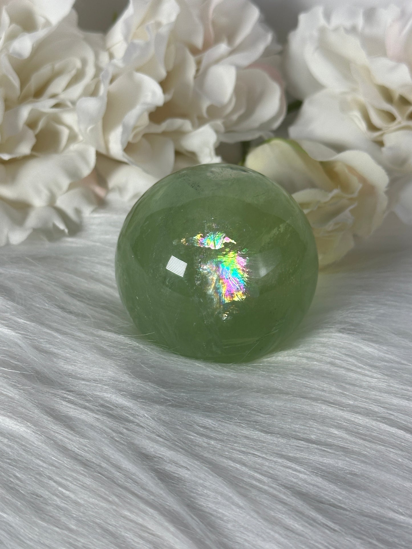 Grüne Fluorit Kugel LF38