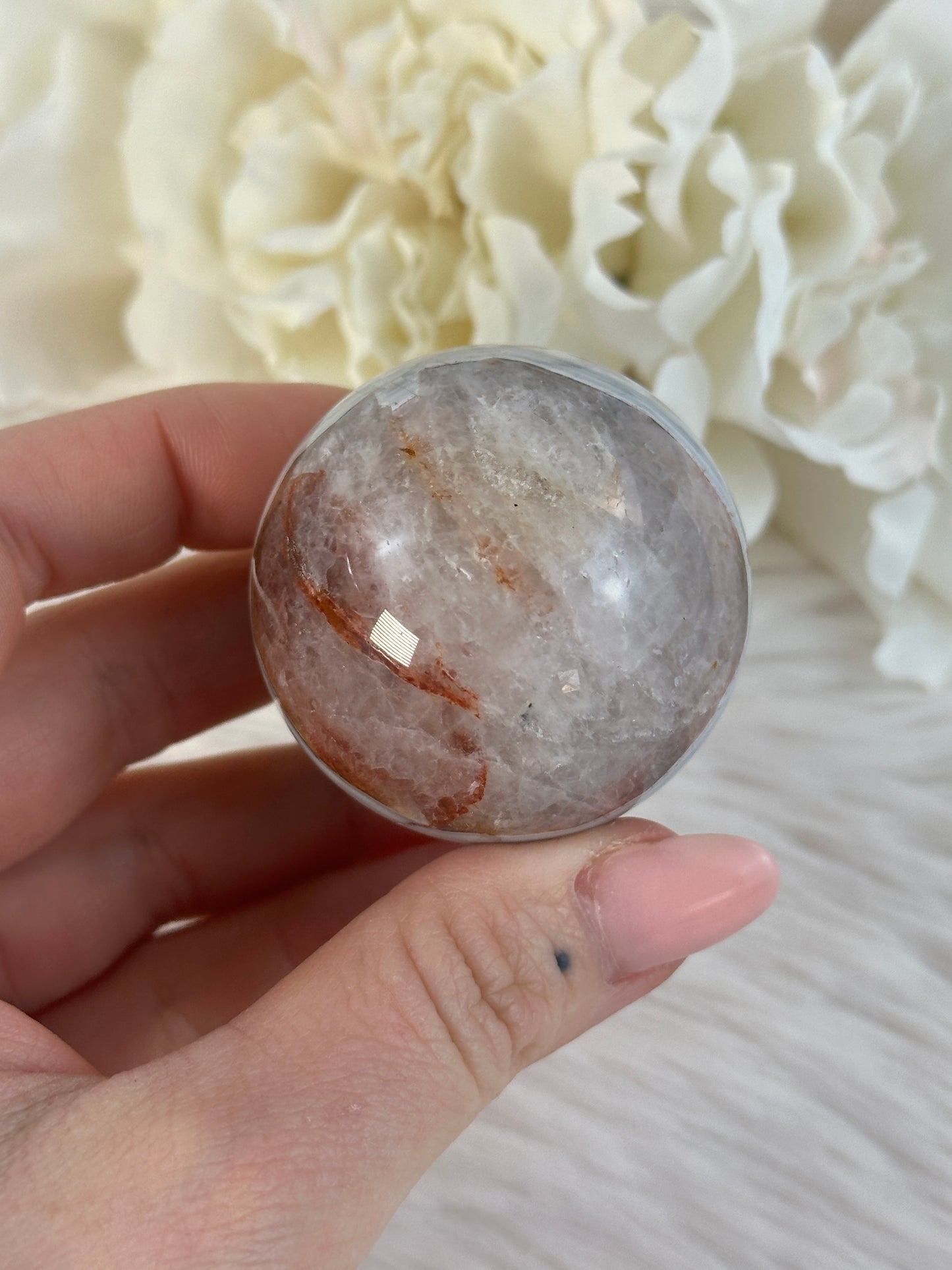 Amethyst x Achat Kugel U30,7