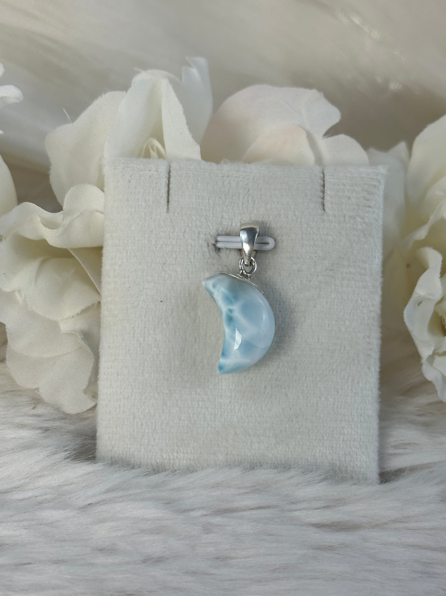 925 Silber Larimar Mond RH30
