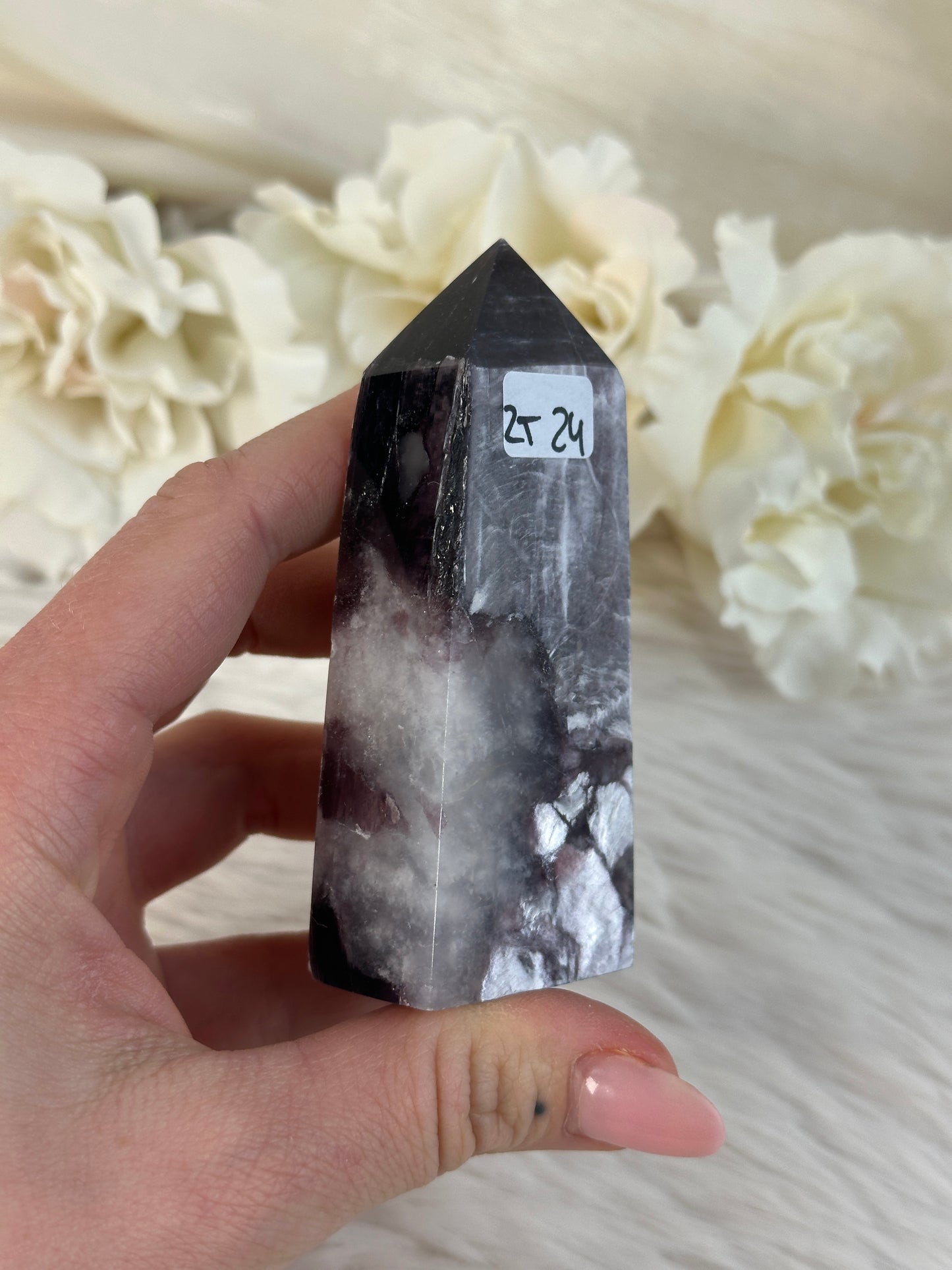 Gem Lepidolith Turm ZT24