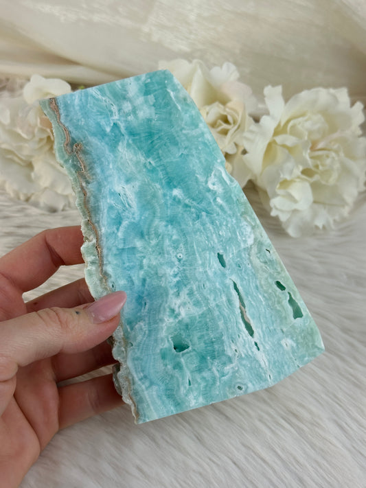 Blaue Calcit Slab XY48