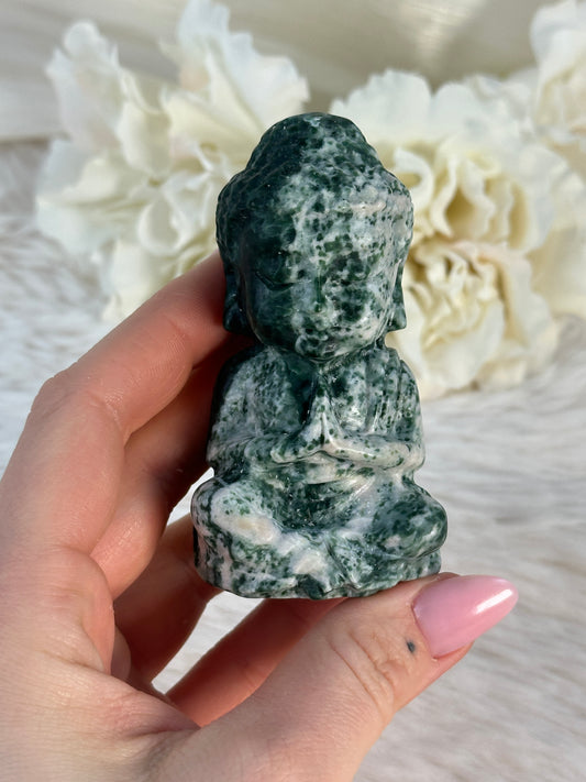 Spinat Jaspis Buddha NH28
